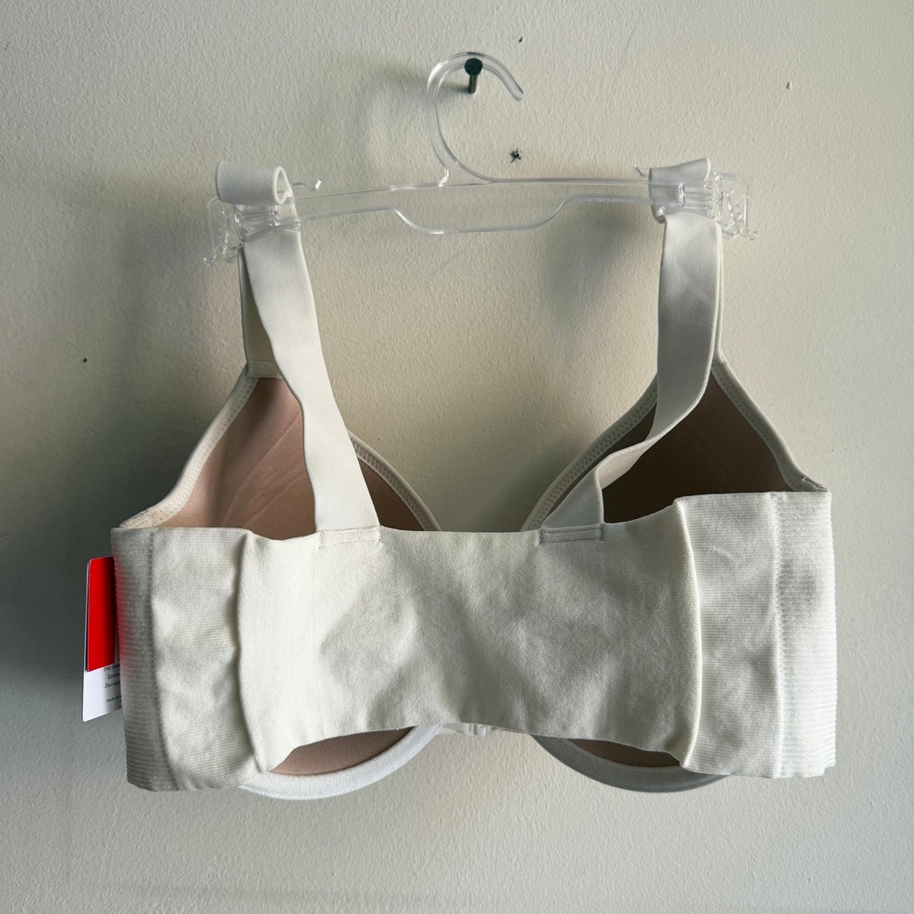 34D Spanx Bra llelujah Full Coverage Illusion Lace  White NWT - Picture 4 of 4